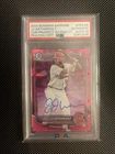 2025 Bowman Sapphire JJ Wetherholt Padparadscha 1/1 Psa Authentic Auto 10