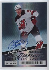2024-25 Upper Deck Credentials Debut Ticket Access /199 Graeme Clarke Auto 0yo8