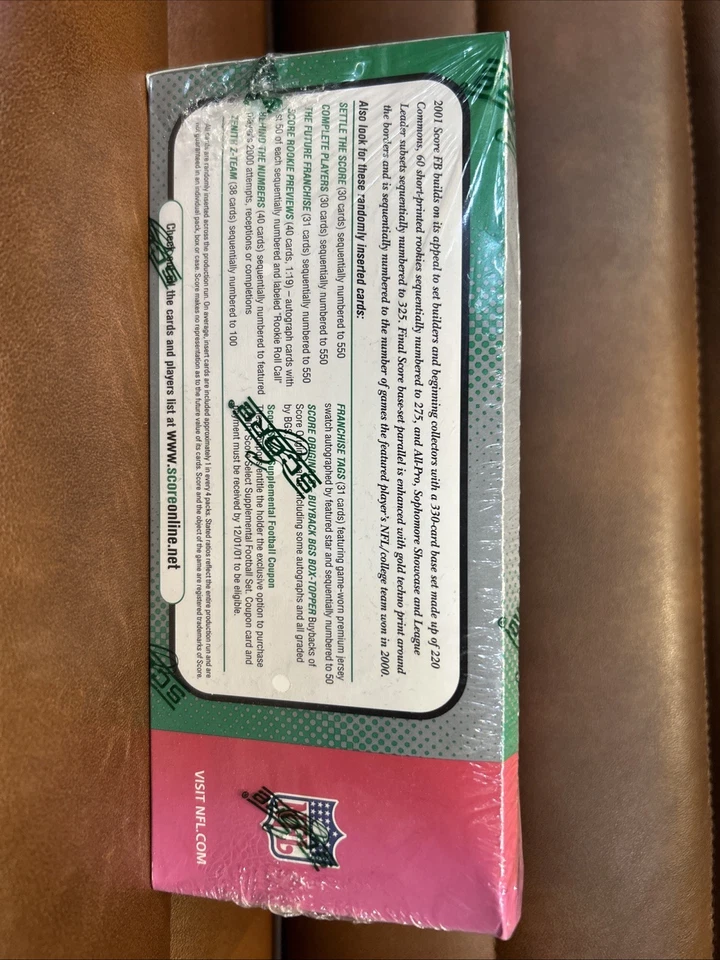 Score 2001 Football Sealed (Drew Brees/Mike Vick RC) - Image 2 of 4