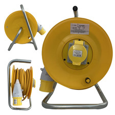 Connexion 20m Cable Reel 110V 32A Socket 4mm Heavy-Duty Extension Reel