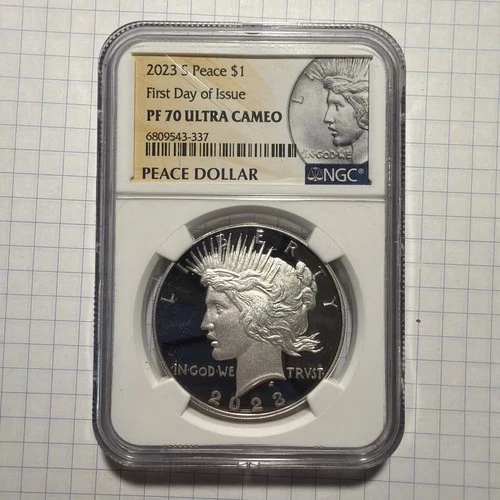 2023-S Peace Dollar (2021-Present) Proof — photo from the most recent tracked eBay sale