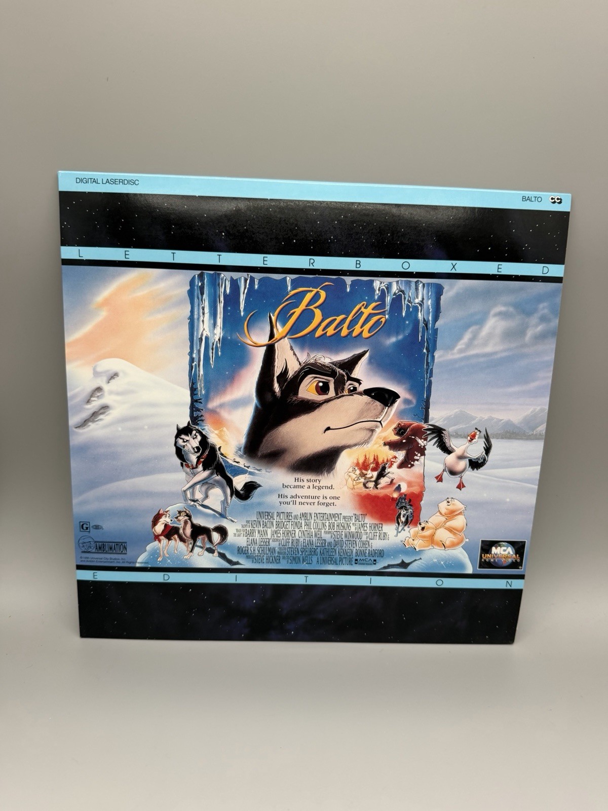 Balto Laserdisc - PRISTINE