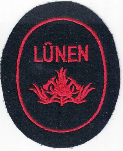 Berufs-Feuerwehr Lünen Deutschland Germany Patch Abzeichen Neu