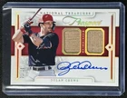 DYLAN CREWS 2024 PANINI NATIONAL TREASURES PROSPECT LUMBER BAT AUTO GOLD 1/10