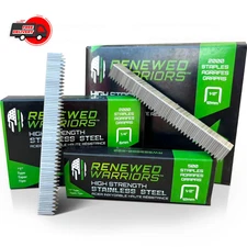 T50 Stainless Steel Staples 1/2 Marine T/50 Type - 1/2" Leg Silver 3/8" Crown