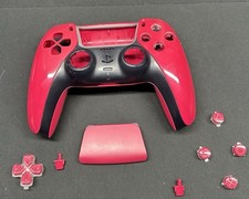 Sony PS5 Dualsense Controller Shell Kit - Front ,Back Touchpad ,Buttons- Red