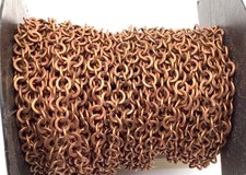 3Feet Antique Copper Metal Cable 6mm Chain- AT6623