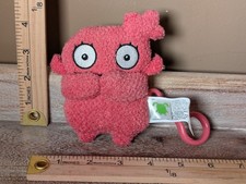 Hasbro Ugly Dolls Moxy To-Go Stuffed Plush Toy 5" Pink Backpack Cl p Keychain