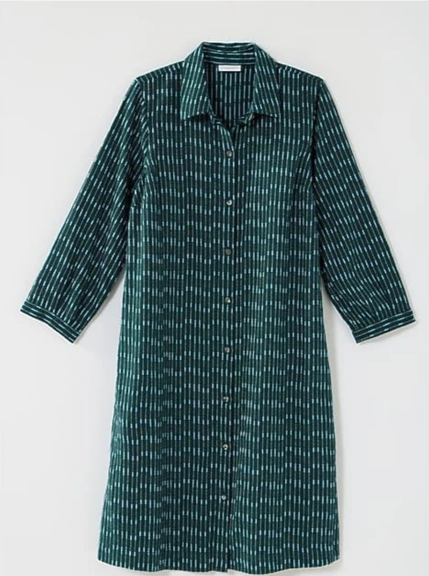 chinese dress ladies Women Striped Belted Shirt Dress Casual Lapel 3/4 Sleeve Button Down Maxi  Dresses Loose Elegant Relaxed Midi Dresses Blue at Amazon Women's Clothing  store main image 1