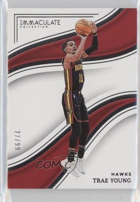 2022-23 Panini Immaculate 77/99 Trae Young #2 6e0
