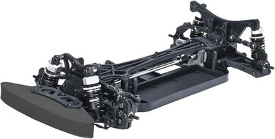 1/10 Scale 4X4 On-Road Rolling Chassis Frame Kit - Hobby Grade RC Car Chassis