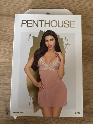 PENTHOUSE - CHEMISE BEDTIME STORY ROSA L/XL Dessous