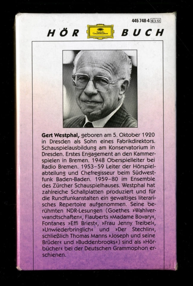 Thomas MANN★LOTTE IN WEIMAR★12-MC-Box★Gert WESTPHAL liest UNGEKÜRZT★Hörbuch★RAR★ - Bild 3 von 4