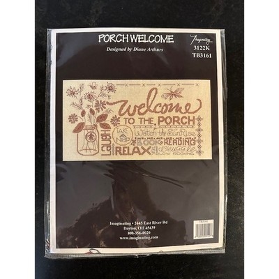Imagination Porch Welcome Cross Stitch Kit Designed by Diane Arthurs 3122KTB3161