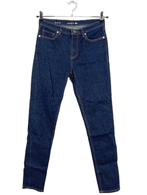 LACOSTE Skinny Jeans Damen Jeans Gr. DE 38 blau Casual-Look