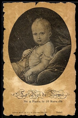Le Roi de Rome, Sohn von Napoleon, Ansichtskarte 