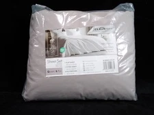 ClevaHome Queen Size Sheet Set(Purple Dove) - 6 Piece Soft Luxury Bed Sheet Set