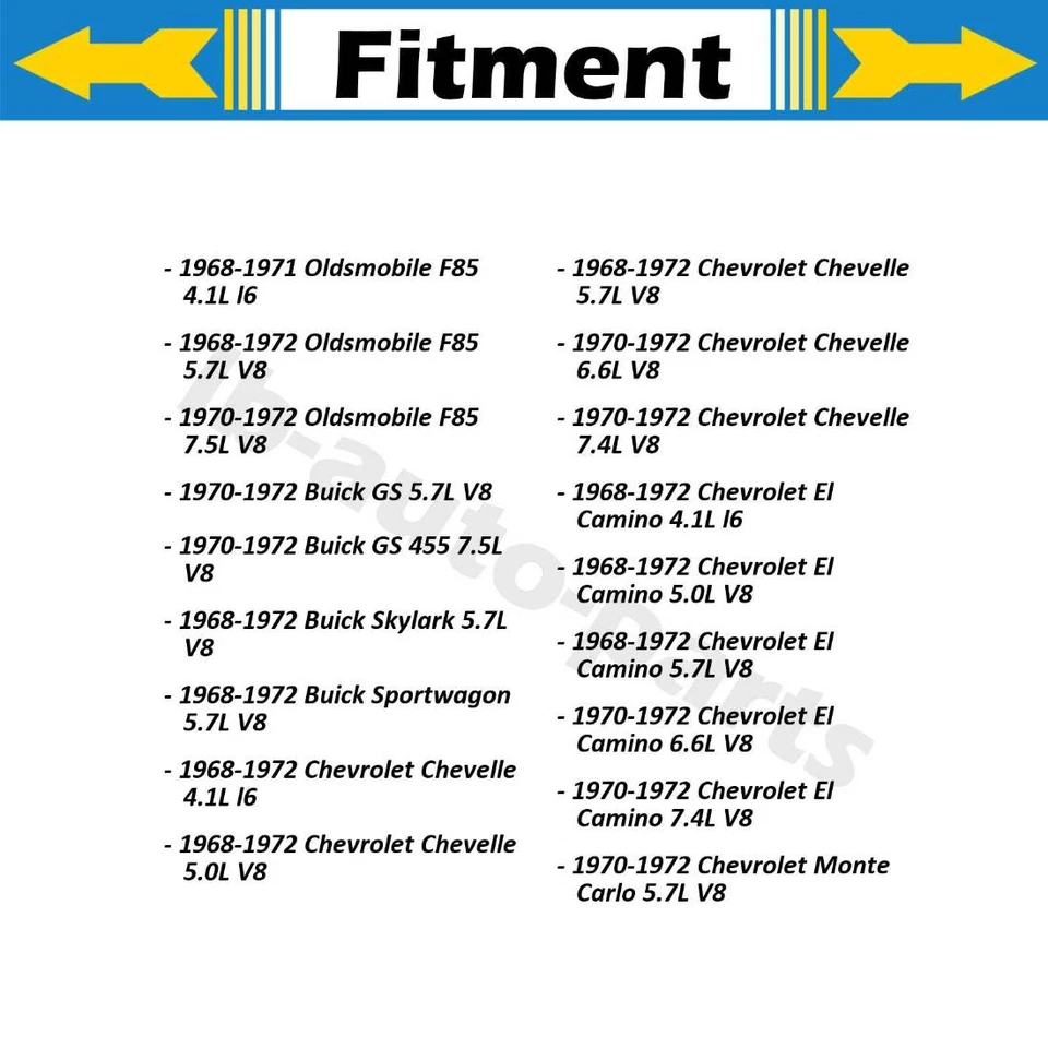 Cable de freno de estacionamiento trasero Dorman 2x para Chevrolet Chevelle 1968-1972 Foto 2 de 4