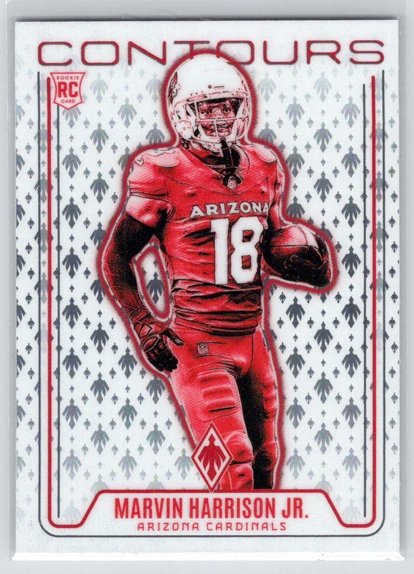 2024 Panini Phoenix Contours Bronze 16/75 Marvin Harrison Jr Rookie RC