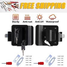2Pack RV Paddle Entry Door Lock Latch Handle For Camper Trailer Replacement  NEW