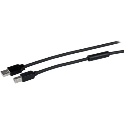 StarTech.com 15m / 50 ft Active USB 2.0 A to B Cable - Long 15 m USB Cable - 50 