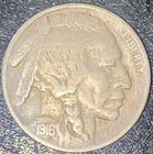 1916 P Indian Head Buffalo Nickel Five Cents E