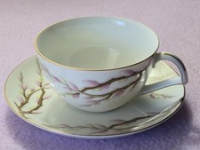 Spring Willow by Kent China Brown Branches Pink Blossoms Cup & Saucer