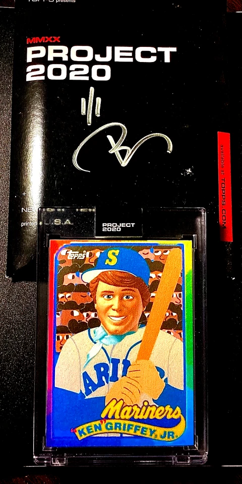 Ken Griffey Jr. 1/1 Topps Project #1 Gem Mint Seattle Mariners Artist Sealed SP - Imagem 3 de 4