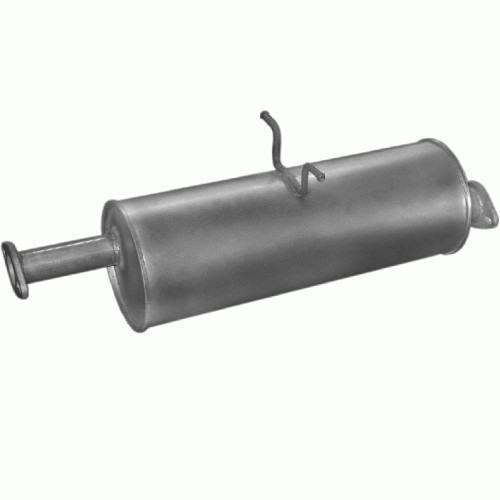 Silencieux intermédiaire KIA K2500 châssis cabine 2.5 D 94cv 2002 en acier aluminisé
