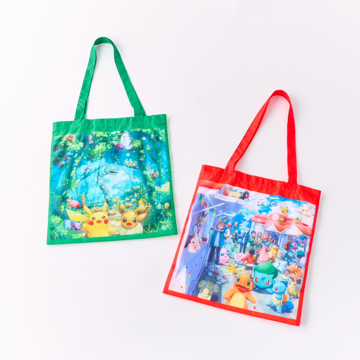 Pokepark Kanto 2026 Eco Bag Red Pokemon Kayatsuri Town Anime