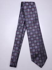 Van Heusen Mens Formal Necktie 58"Lx3.5"W Gray Neck Tie