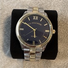 U.S. Polo Assn. Quartz Blue Dial Two-Tone SS ...