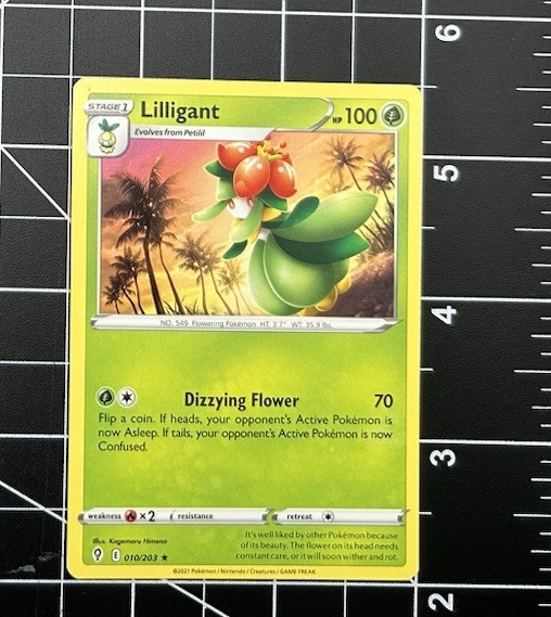 Lilligant 10/203 Pokemon Card Evolving Skies Rare 100 HP