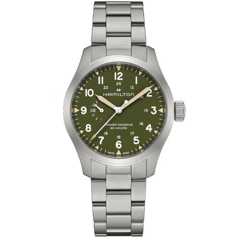 Hamilton Khaki Field Power Reserve 40mm Green H69509160
