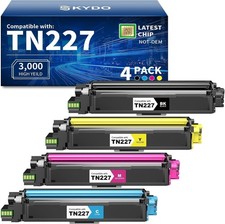 4 Pack - TN227 TN227BK/C/M/Y High Yield Toner Cartridge