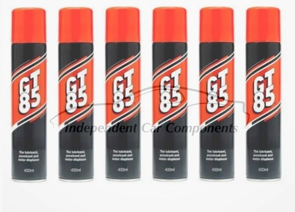 6 x GT85 SPRAY LUBE LUBRICANT PENETRATOR WATER DISPLACER CORROSION - 400ML  | eBay