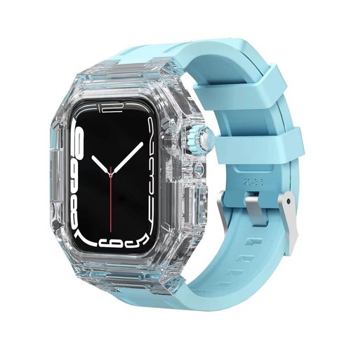 40/41/44/45MM Mod Kit Correa Silicona Estuche Transparente para Apple Watch 98765 - Imagen 19 de 27