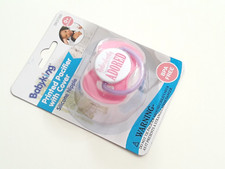 NEW BABY KING PINK RIDICULOUSLY ADORED PACIFIER 0 MONTHS
