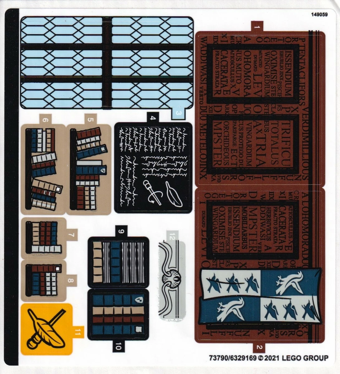 LEGO Stickers Sticker Sheet for Set 76385 No 76385stk01 QTY