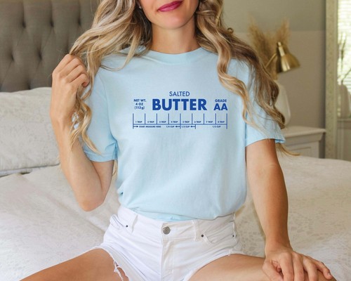 Salted Butter T-shirt | Funny Baking Gift, Comfort Colors® Foodie Sweatshirt & C - Picture 23 of 48
