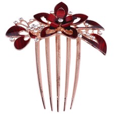 Flower Bride Hair Comb Delicate Headwear Headdress Wedding Dress Hair Ornament