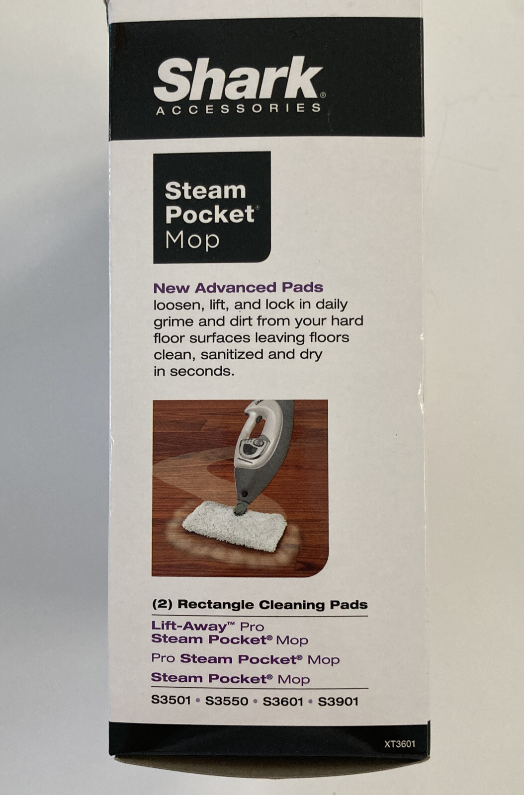 Shark 2 Pack Microfiber Cleaning Pads Lift Away Pro Steam Pocket Mops