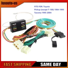 4 Pin Flat Trailer Wiring Harness Connection kit For Toyota Tacoma 1995-2004