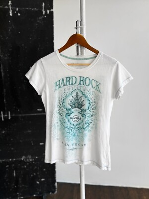 Hard Rock Couture Las Vegas Damen Kurzarm T-Shirt Gr-S