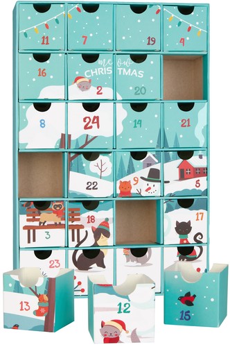 BRUBAKER Adventskalender DIY zum Selbstbefüllen für Katzen oder Katzenliebhaber - Bild 2 von 5