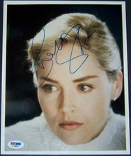 BLOWOUT SALE! Sharon Stone BASIC INSTINCT Signed Autographed Photo PSA STICKER!