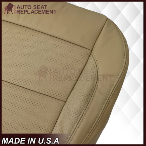 For 2007 - 2010 Jaguar XK XK-R Driver Top Bottom Leather Seat Covers Caramel Tan - Bild 2 von 12