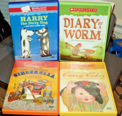 4 SCHOLASTIC VIDEO Collection (2000, 4 DVD) 20 Stories: Patrick