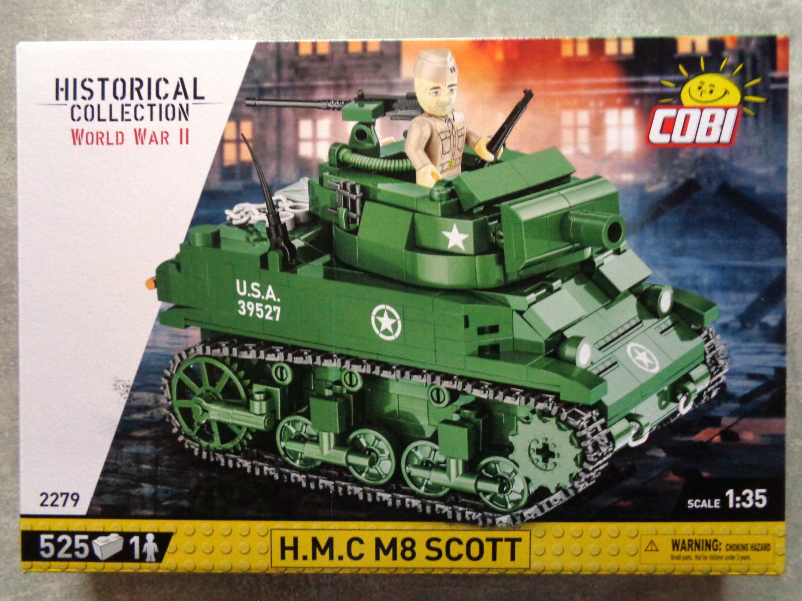 Cobi Historical Collection 2279 - H.m.c M8 Scott Haubitze Panzer Wwii Bauset - Bild 2