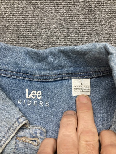 Chaqueta vaquera para mujer Riders by Lee Indigo, Falling Star, talla X-grande 📦 - Imagen 3 de 10
